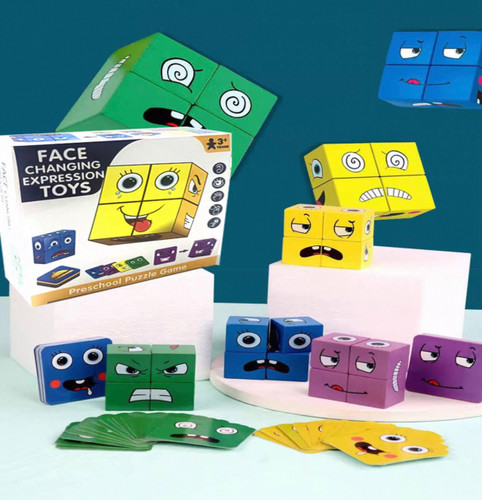 بازی فکری و آموزشی مکعب تغییر چهره